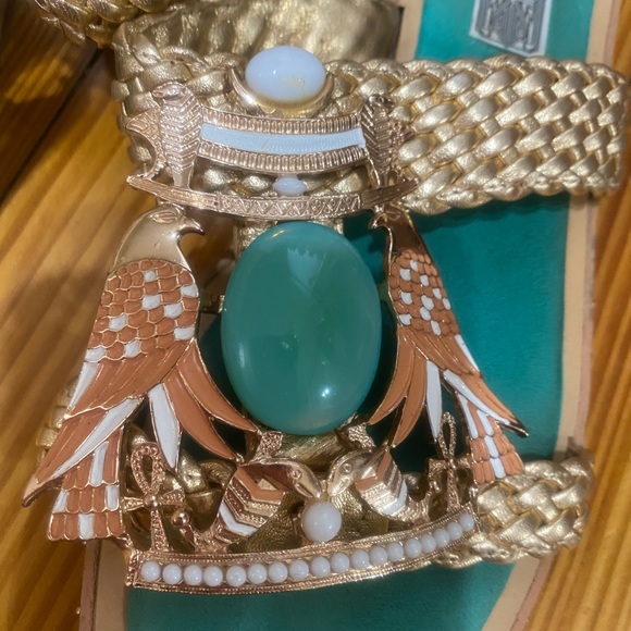 Ivy Kirzhner Tutankhamen leather sandals! $365 - Picture 2 of 7